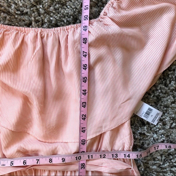 NWT SIZE 12 & 14 PINK AND WHITE MAXI DRESS - Picture 8 of 8